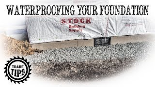 Waterproofing A House Foundation, Waterproofing, Drainage, French Drain, and Grading -Trade Tips