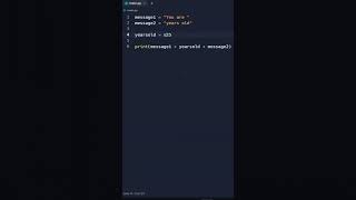 How to print strings and ints together in Python in 30 seconds #shorts