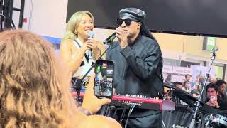 Stevie Wonder impromptu at NAMM show 2025 day 1 Nord don’t you worry bout a thing