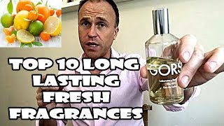 Top 10 Long Lasting Fresh Fragrances for Men - Fragrance Review - Best Men's Fragrances