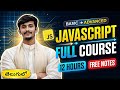 Complete JavaScript Course in Telugu | Learn JavaScript from Basics to Advanced