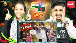 Indian Reaction On |  Pushpa The Selon Businessman | Bangla Funny Video | Omor On Fire | It's Omor |