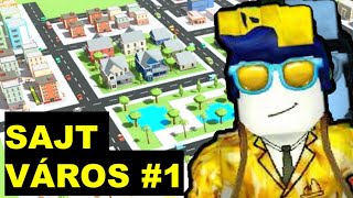 MEGÉPÜL A SAJT VÁROS ! Roblox Big City Tycoon #1