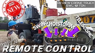 MOBILE CRANE TRUCK WITH REMOTE CONTROL