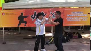 Sifu Gary Wong Sui Keung - Ving Tsun Chi Sau with Pupil, Au Chak Wah 王瑞强師傅與徒兒區澤華詠春黐手