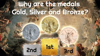 Why are the Olympic medals Gold, Silver and Bronze and has it always been this way? #gold #silver