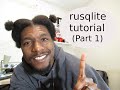 Rust: rusqlite tutorial (part 1)