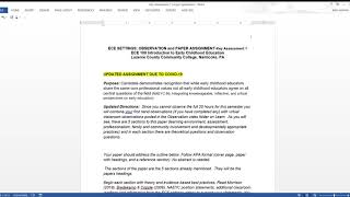 Video 1: ECE 100 project guidelines Assignment Overview