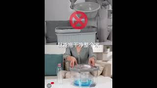 【Cc.雜貨鋪】懶人免手洗拖把神器 凈污分離 旋轉拖把桶 家用拖布 多功能 懶人帶桶甩干脫水神器 一拖凈