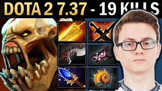 Lifestealer Gameplay Miracle with 19 Kills and Radiance - Dota 2 7.37