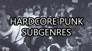 Hardcore Punk subgenres