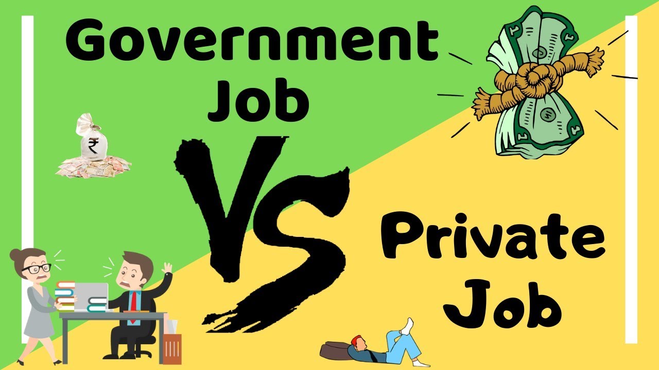 Government Job Vs Private Job | Comparison (Hindi) - YouTube