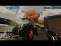 mowing teddering u0026 windrowing with claas animals on gelderland farming simulator 22 episode 4