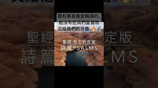 聖經 詩篇，我們得幫助，是在乎倚靠造天地之　耶和華的名。#shorts #short #短視頻 #詩篇  #聖經金句