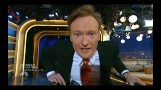 conan o'brien is the best to ever do it and here's eight minutes of proof