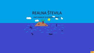 Realna števila - 9.del - Vaje 2 - Računanje s koreni