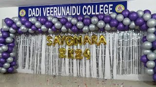 DVN COLLEGE | ANAKAPALLI | FAREWELLS | SAYONARA 2024 | COMPUTER SCIENCE