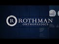 rothman orthopaedics we specialize in the main line