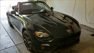 2017 Abarth 124 Spider oil change