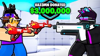 I 1v1ed HAZEM for $2,000,000 ROBUX in Roblox Rivals