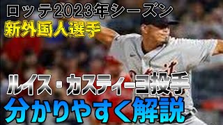 【ロッテ新外国人】ルイスカスティーヨ投手についてわかりやすく解説