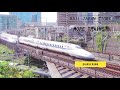 view of h5 series hokkaido shinkansen from back to front at tokyo station train japan