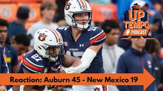 Reaction: Auburn pulls away from New Mexico 45-19