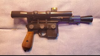 han solos blaster kwa airsoft replica unboxing and installation