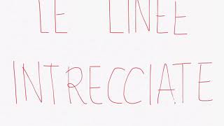 Le linee intrecciate (scuola primaria)