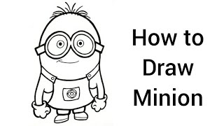How to Draw Minion | Step by Step Easy | Minion Drawing Easy