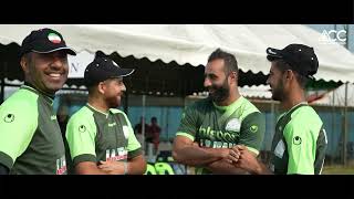 Iran's Cricket Team during the ACC Challenger Cup