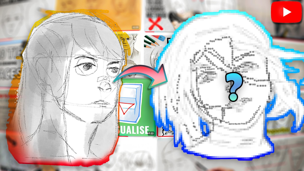 I Followed 20 Face Drawing Tutorials Youtube