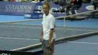 John McEnroe at Tennis Legends