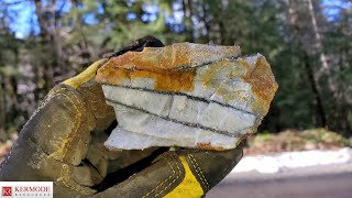 Arsenopyrite Stringer Veins Found In All The Rocks! (Lucky Strike Property) $KLM