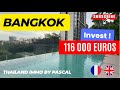 Thailand, Bangkok   BTS Punnawithi .  1 Bedroom. Invest 116 000 euros !