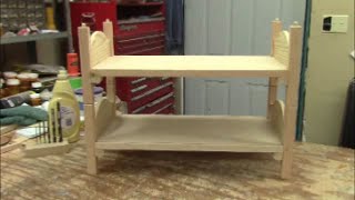 American Girl Doll bunk bed build, part 2