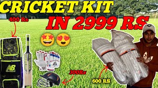 BEST CHEAP CRICKET KIT || UNBOXING FULL CRICKET KIT 🥰🤩|| HIMANSHU BAJAJ