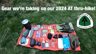 Gear we’re taking on our 2024 AT thru-hike!