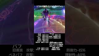 無凸で276万出すエウルア！イベントエウルアダメチャレ【原神 Genshin Impact】