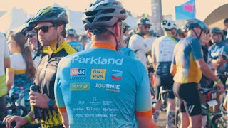 Parkland rides in the Enbridge Tour Alberta for Cancer