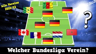 Errate die Bundesliga Teams an den Nationalitäten der Spieler 2022/23 👀 🤔