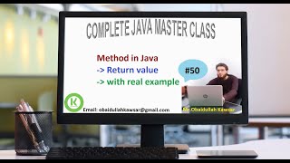 Session50 Java Method - Method return value, with real example - Pashto