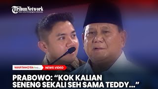 Reaksi Presiden Prabowo saat Mayor Teddy Disoraki Para Guru