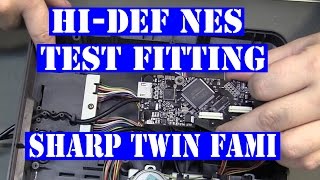 Nintendo Hi-Def NES - Sharp Twin Famicom trial fitting - 1080p HDMI