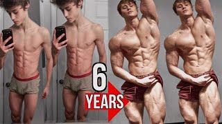 DAVID LAID natural transformation 6 years 🔥💪 (Amazing Fitness Transformation13-19)