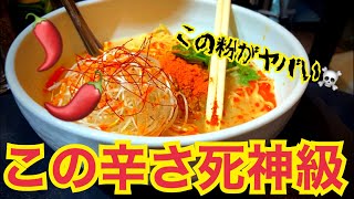 【完食完飲0人】世界一辛い唐辛子入り激辛坦々麺に相方と二人で挑戦してみた【キャロライナリーパー】