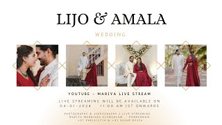 Wedding Ceremony Live - Lijo \u0026 Amala