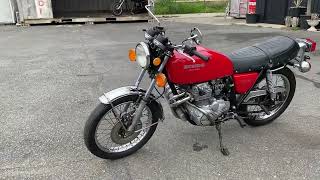 cb400f ヨンフォア　始動動画