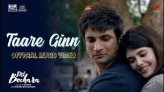 Taare Ginn Song  - Dil Bechara | Shushant Singh| Video Song