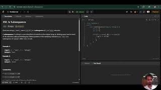 LeetCode 392 - Is Subsequence | Two Pointer C++ Solution | Easy DSA Interview Question